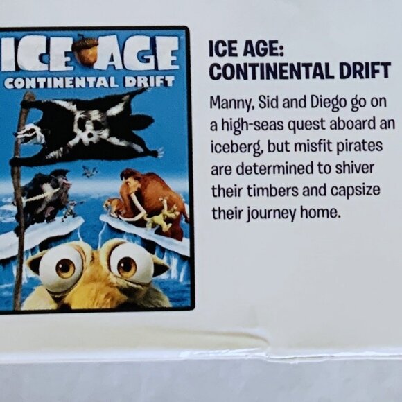 Ice Age 4 Movies DVDs Ice Age The Meltdown The Dawn of Dinosaurs Continent Drift - Picture 7 of 7